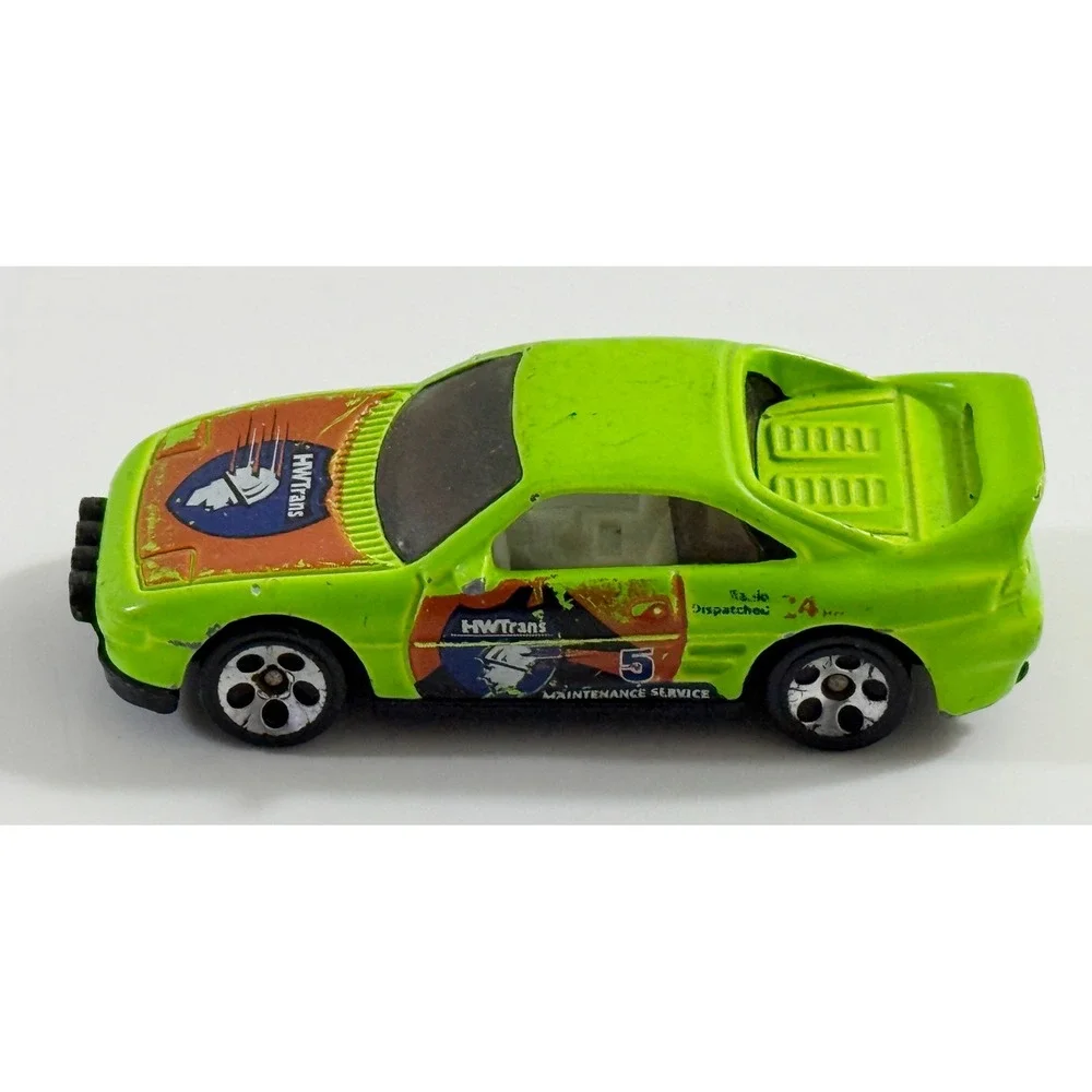 Hot Wheels Toyota MR2 Kids 1:64 Green HWTrans Maintenance Service 1991 Vintage